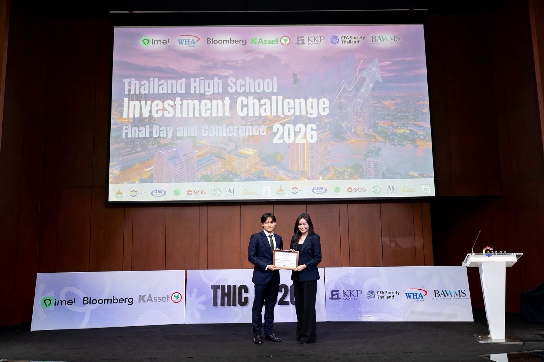 BAWMS representatives receive recognition at THIC 2026